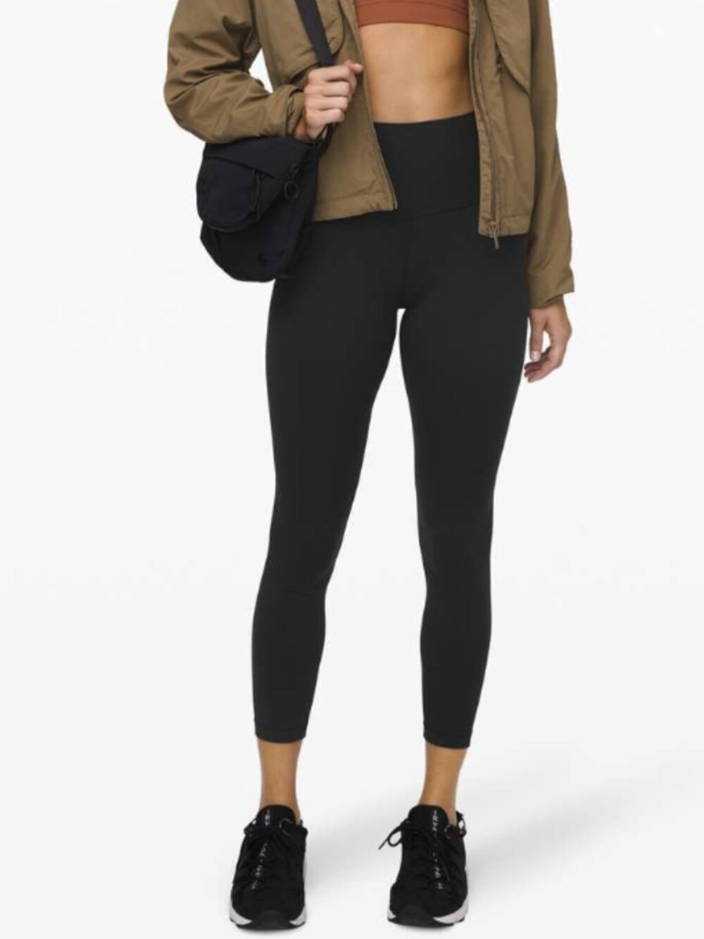 Lululemon Align Pant II 25" Black Leggings High Rise Nulu Size 8